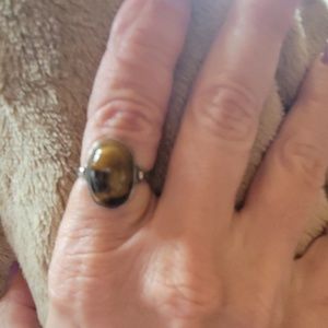 Vintage ring stamped silver